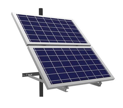 Large Solar PV Panel Pole Mounting - Low Energy Supermarket