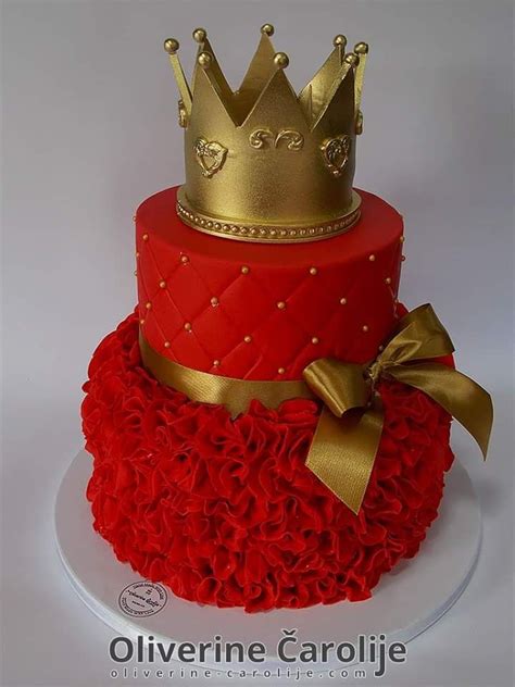 Red Cake for 18th birthday | Red birthday cakes, Tiered cakes birthday ...