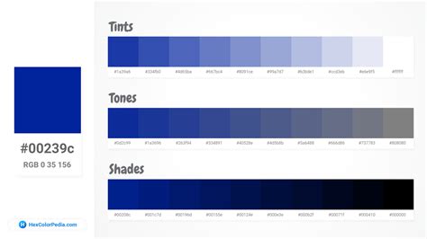 Pantone Dark Blue C Color | #00239c - Hex Color Conversion - Color Schemes - Color Shades ...