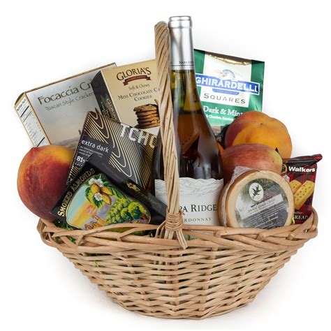 Wine and Fruit Gift Basket