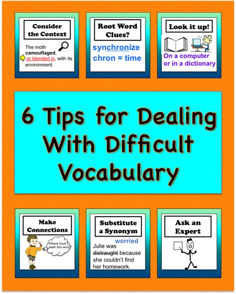 6 Tips for Dealing With Difficult Vocabulary - Mr. Elementary