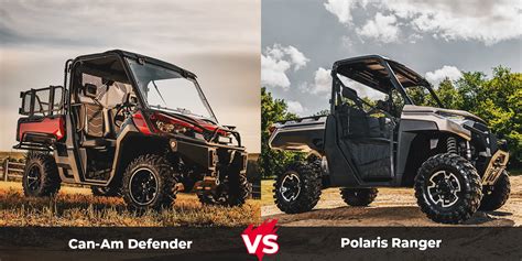 Can-Am Defender vs Polaris Ranger: ¿Cuál es mejor?– Kemimoto