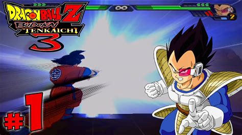 Dragonball Z: BT3 - Gameplay Walkthrough - Part 1 - Saiyan Saga - YouTube