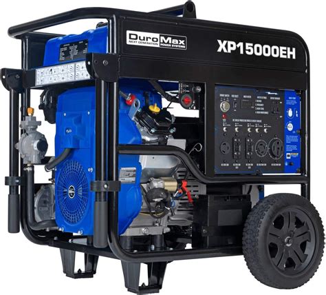 DuroMax XP15000EH Portable Generator, Blue and Black: Amazon.ca: Patio ...