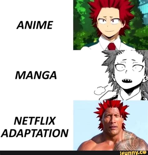 ANIME MANGA NETFLIX ADAPTATION - iFunny | Anime memes funny, My hero ...