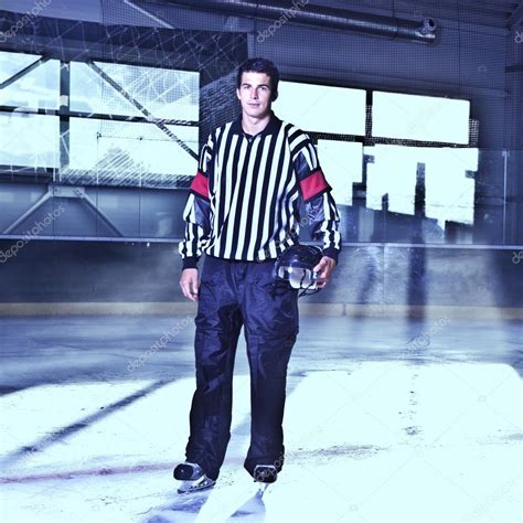 Ice hockey referee — Stock Photo © fotoduki #14304671