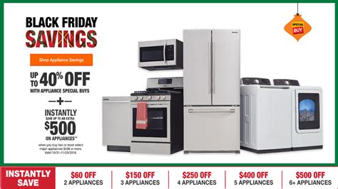 Home Depot Black Friday Appliance Sale Available Now | BlackFriday.com