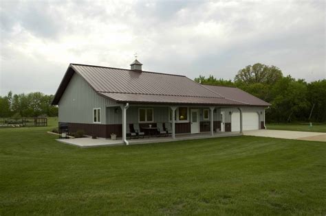 Steve & Kathy's Home - Morton Buildings - 3400 | Barn house kits, Metal ...