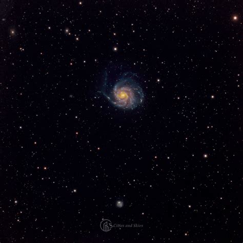 Small telescope astrophotography: the Pinwheel Galaxy - Cities and Skies