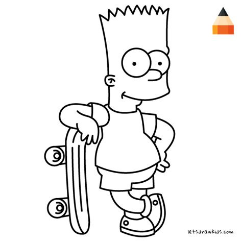 Coloring page for Kids - How To Draw The Simpsons Characters | Simpsons ...