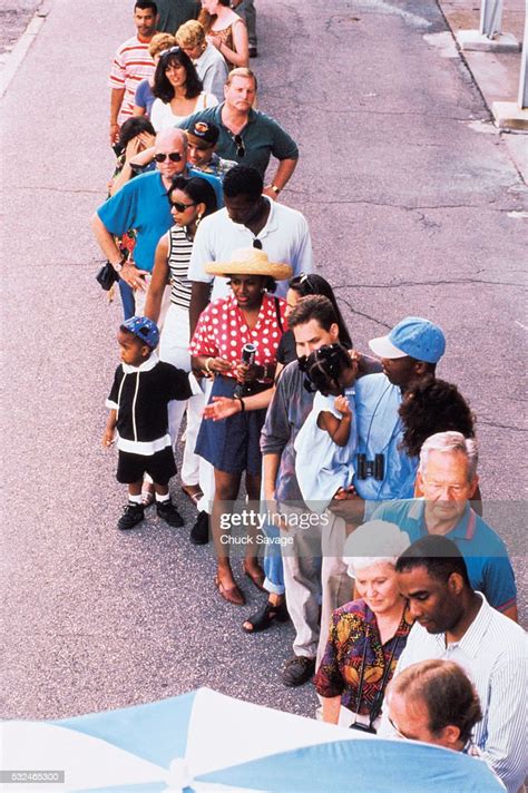 People Standing In Line At A Stadium High-Res Stock Photo - Getty Images