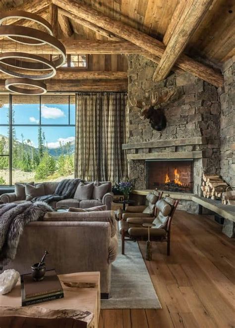 34 Corner Fireplace Ideas – Burn It With Style | Rustic living room, Rustic house, Living room ...