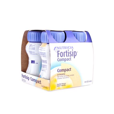 Fortisip Compact Vanilla 4x125ml | Nutritional Drink | Chemist Direct