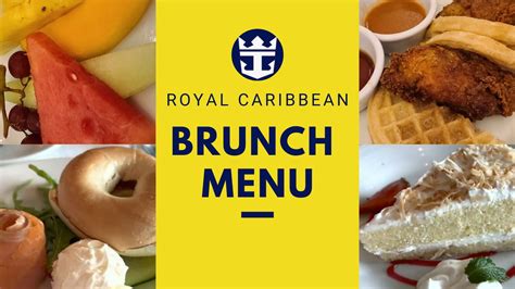 Royal Caribbean Brunch Menu · Prof. Cruise, Ship Tour, Cruise Vacation, Cruise Travel, Cruise Menus