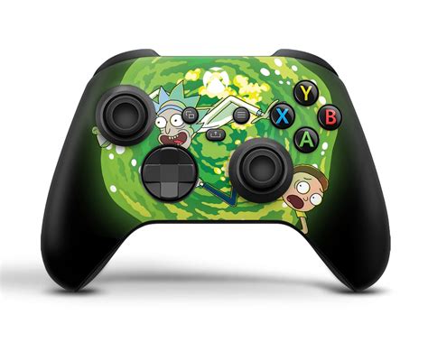 Rick and Morty Portal Xbox Series X & S Controller Xbox Series Controller Skin – Anime Town ...