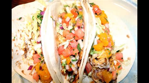 Yellowtail Snapper Fish Tacos w: Mandarin Salsa Recipe!