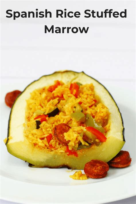 Spanish Rice Stuffed Marrow Recipe | Searching for Spice