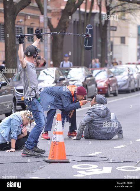 Will Smith on the film set of 'Collateral Beauty' Featuring: Will Smith ...