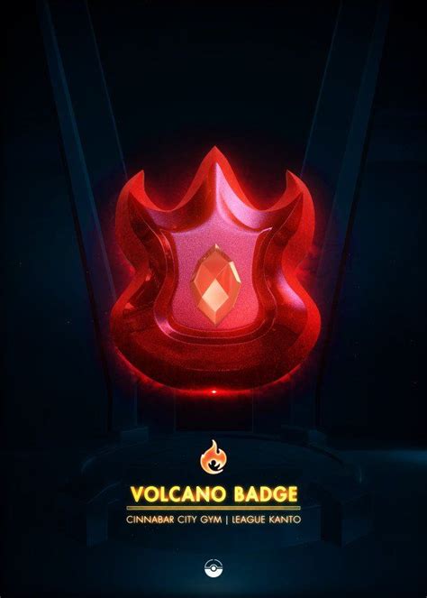 Volcano Badge - 3D Volcano Badge - 3D Gallery quality print on thick ...