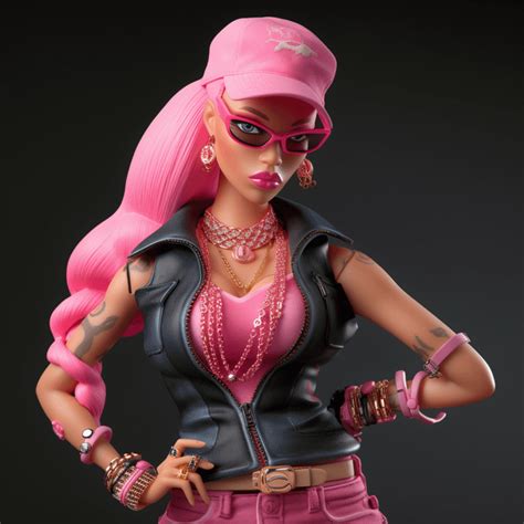 Gangsta Rapper Barbie... : r/midjourney