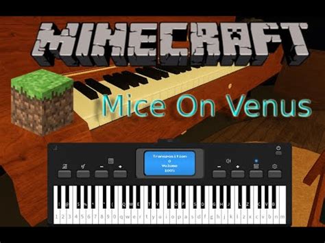 Mice On Venus (Roblox piano + sheet) - YouTube