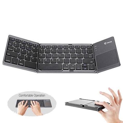 Foldable Keyboard With Touchpad | asghedom.com