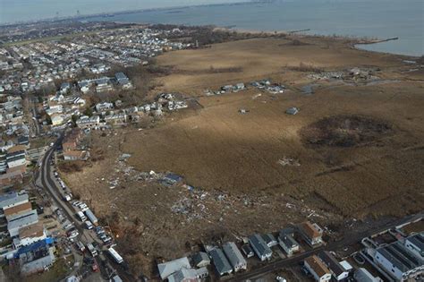 Aerial photos: Hurricane Sandy's destruction in Staten Island's Oakwood ...