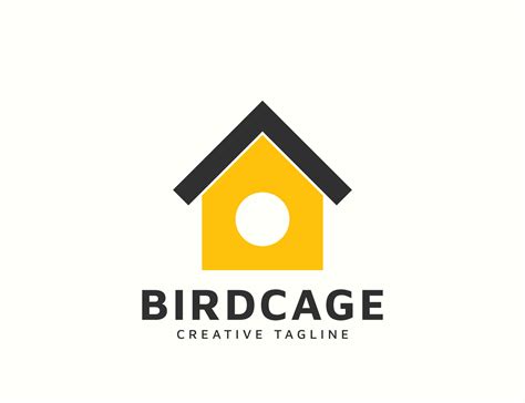 Bird cage logo design 7946315 Vector Art at Vecteezy