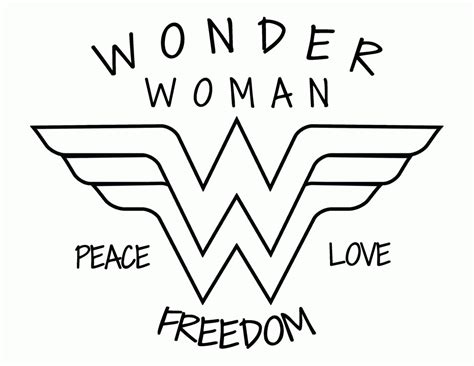 Free How To Draw Wonder Woman Logo, Download Free How To Draw Wonder ...