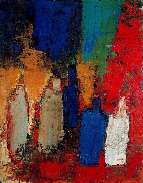 Bottles, 1952 - Nicolas de Staël (1914-1955) | Peintures art abstrait, Expressionnisme abstrait ...