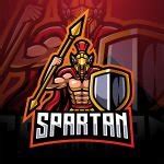 Spartan Army Esports Mascot Logo Template – GraphicsFamily