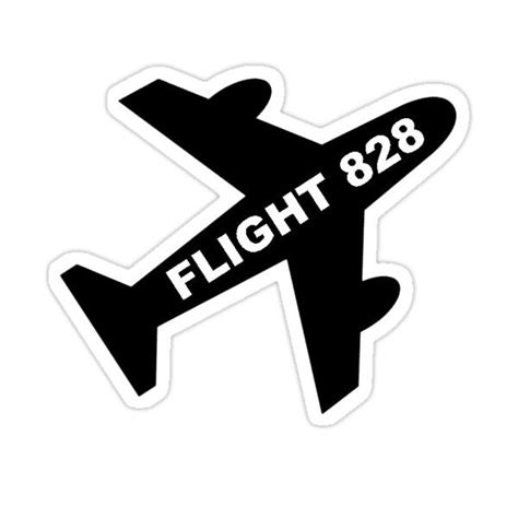 Manifest flight 828 sticker by theonenonlyrice – Artofit