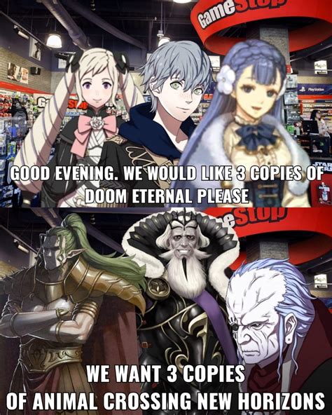 Fire Emblem | One Copy of Doom Eternal / Animal Crossing: New Horizons, Please | Know Your Meme