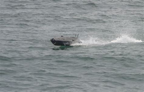 U.S. Navy showcases new type of unmanned surface vessel