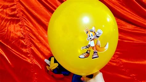 SONIC THE HEDGEHOG BALLOON INFLATION AND DEFLATION!!! - YouTube