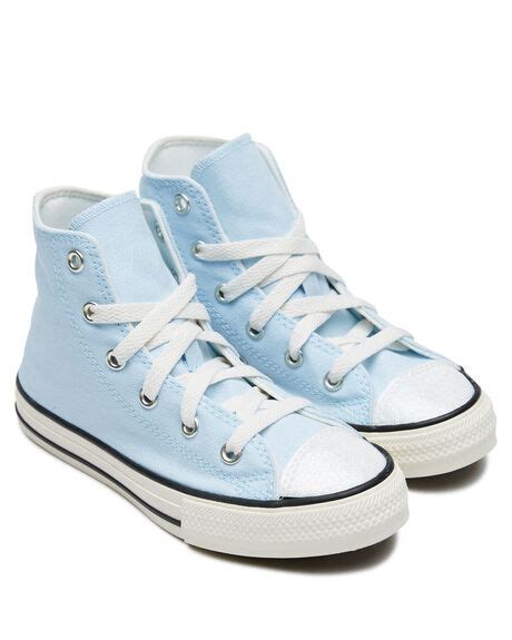 Converse Chuck Taylor All Star Uv Glitter High Top Hi Shoe - Youth - Chambray Blue | SurfStitch