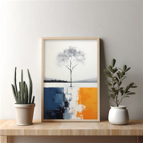 Blue Orange Wall Art - Etsy