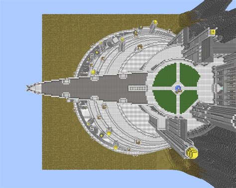 Minas Tirith Full Scale (Lord of the Rings) Minecraft Map