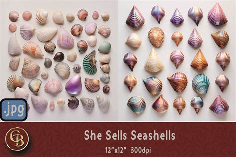 She Sells Seashells Graphic by Chris Bacon · Creative Fabrica