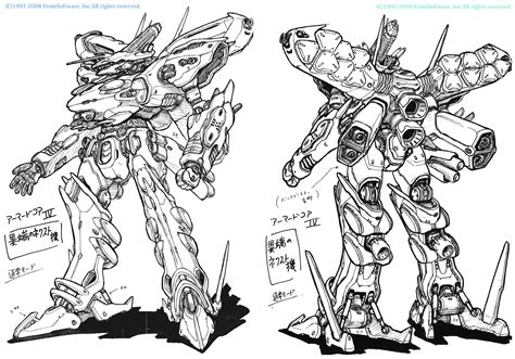 Pin by kilio yeung on Mecha | Armored core, Cool drawings, Illustration art