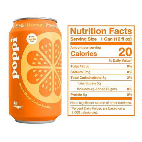 poppi A Healthy Sparkling Prebiotic Soda With Real Fruit Juice For Gut Health Immunity Benefits ...