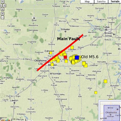 Ontario-geofish: Oklahoma M2.9 On Main Fault