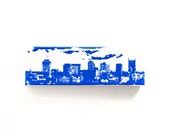 Nashville Skyline Canvas White w/ Black by iNKthePRINT on Etsy