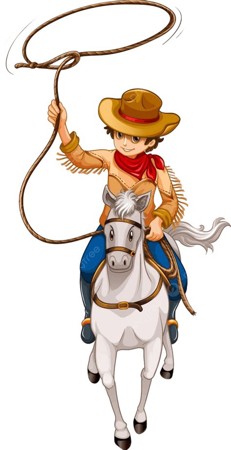 A Young Male Equestrian Donning A Hat And Controlling A Horse Using A Rope Vector, Man, Horse ...