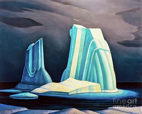 Icebergs Davis Strait by Lawren Harris 1930 Painting by Lawren Harris ...