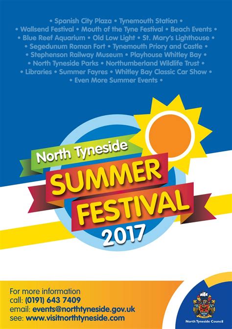 North Tyneside Summer Festival 2017 by Visit North Tyneside - Issuu