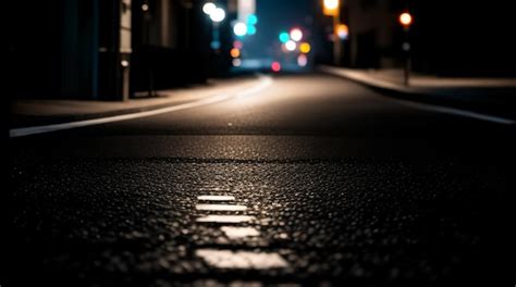 Premium AI Image | Dark Street Asphalt Abstract and Moody Editorial ...