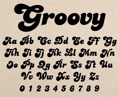 Groovy Font Groovy Retro Font Groovy Script Font Groovy 70s Font Groovy 60s Font Groovy Letters ...