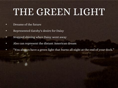 The Green Light In The Great Gatsby Symbolism