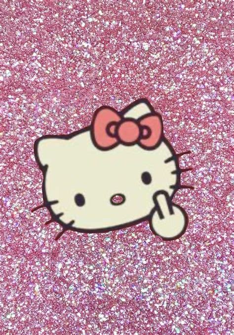 haha hello kitty glitter | Hello kitty iphone wallpaper, Hello kitty backgrounds, Pink wallpaper ...